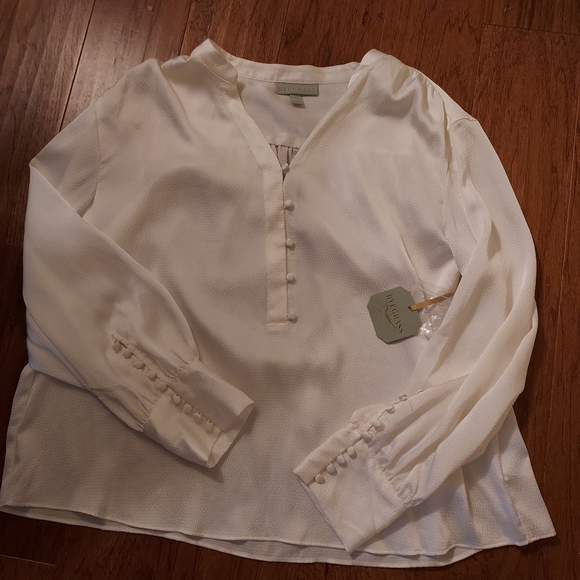 Ryegrass Tops - New Ivory Ryegrass TUNIC Size XL